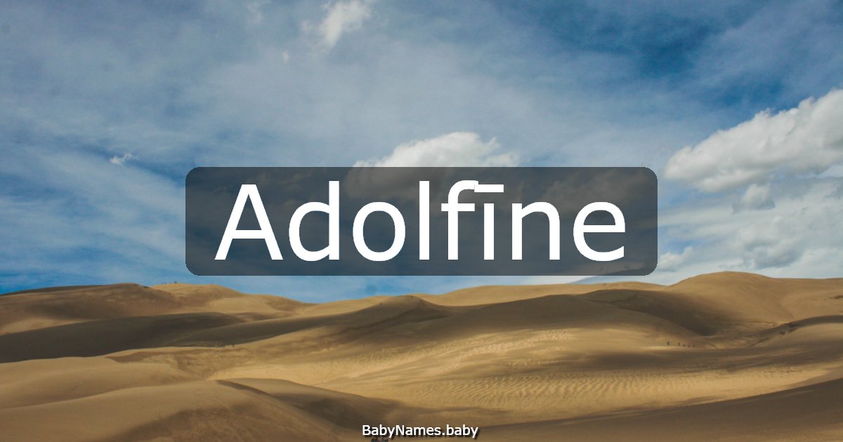 Adolfīne