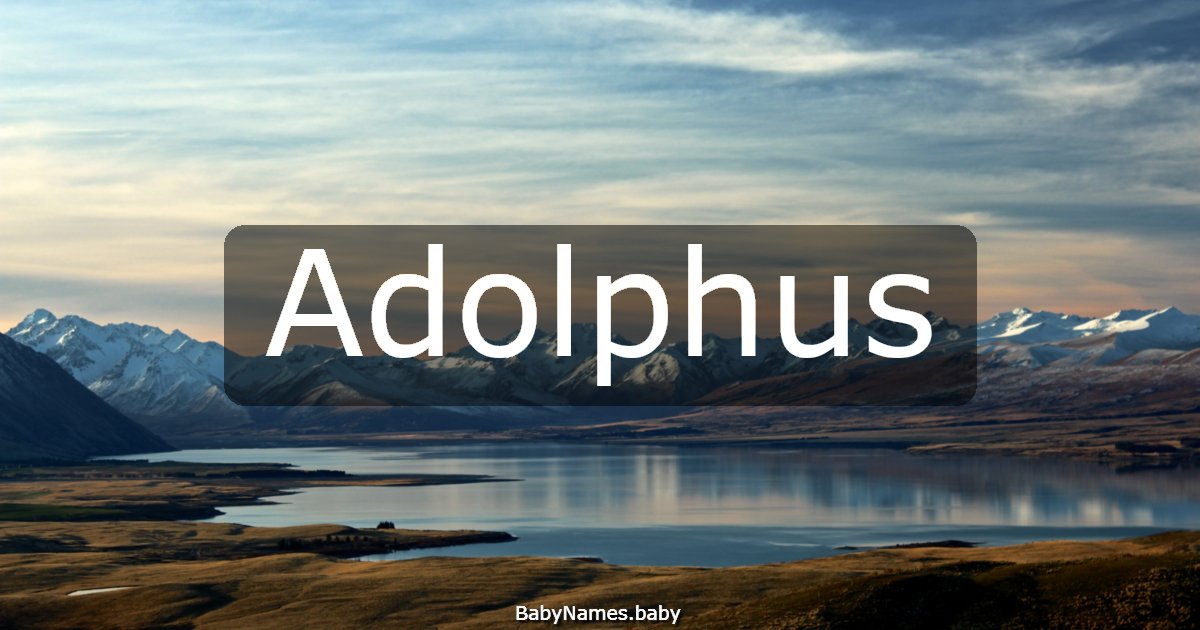 Adolphus