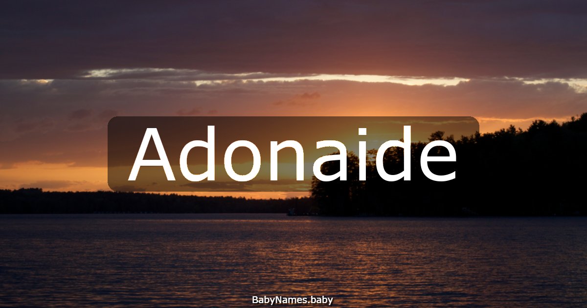 Adonaide