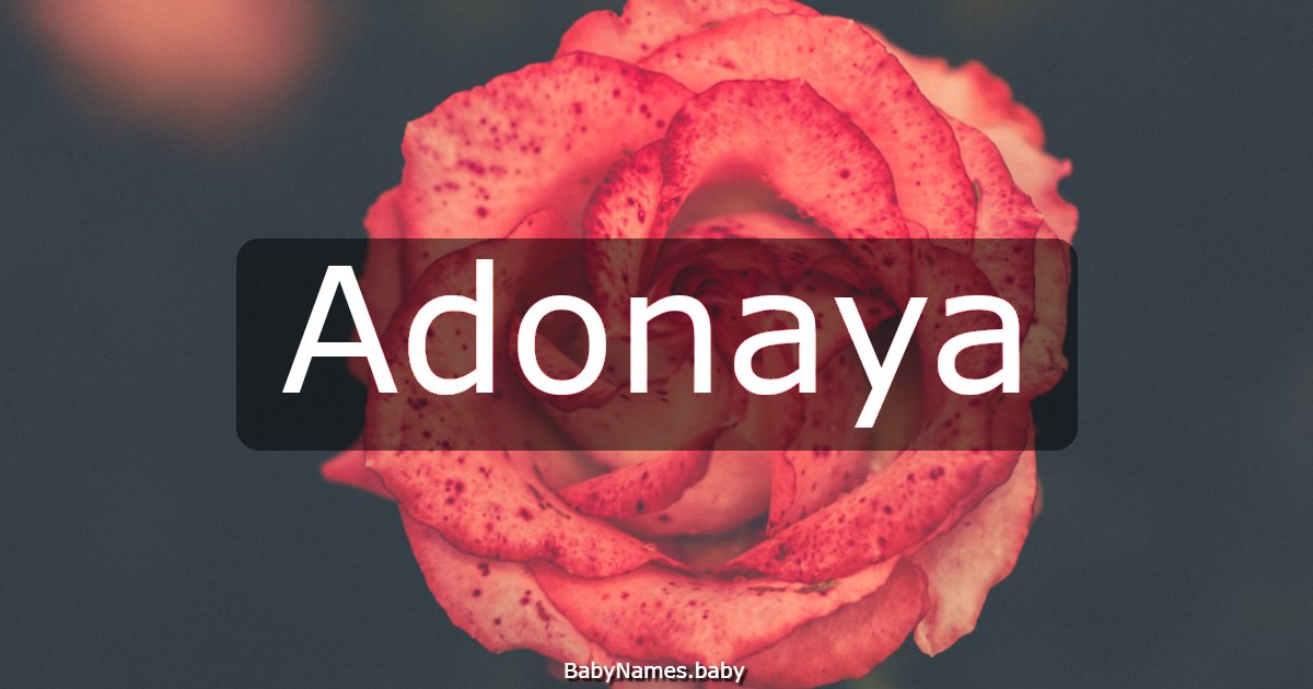 Adonaya
