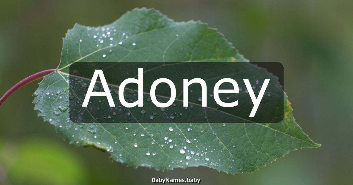 Adoney