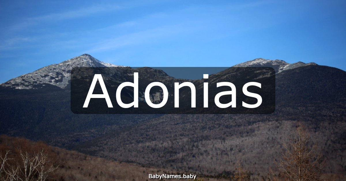 Adonias