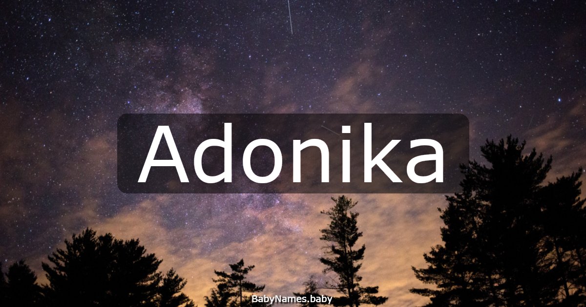 Adonika
