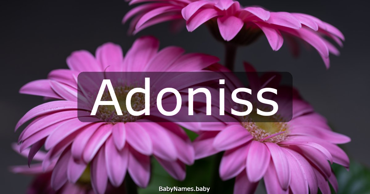 Adoniss