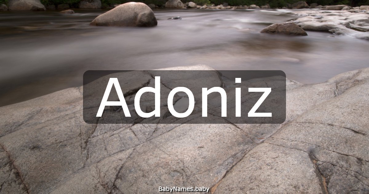 Adoniz