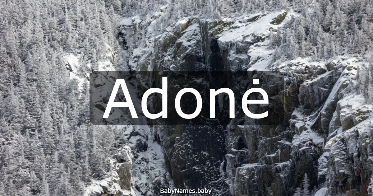 Adonė
