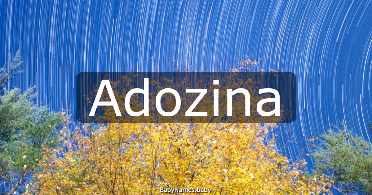 Adozina