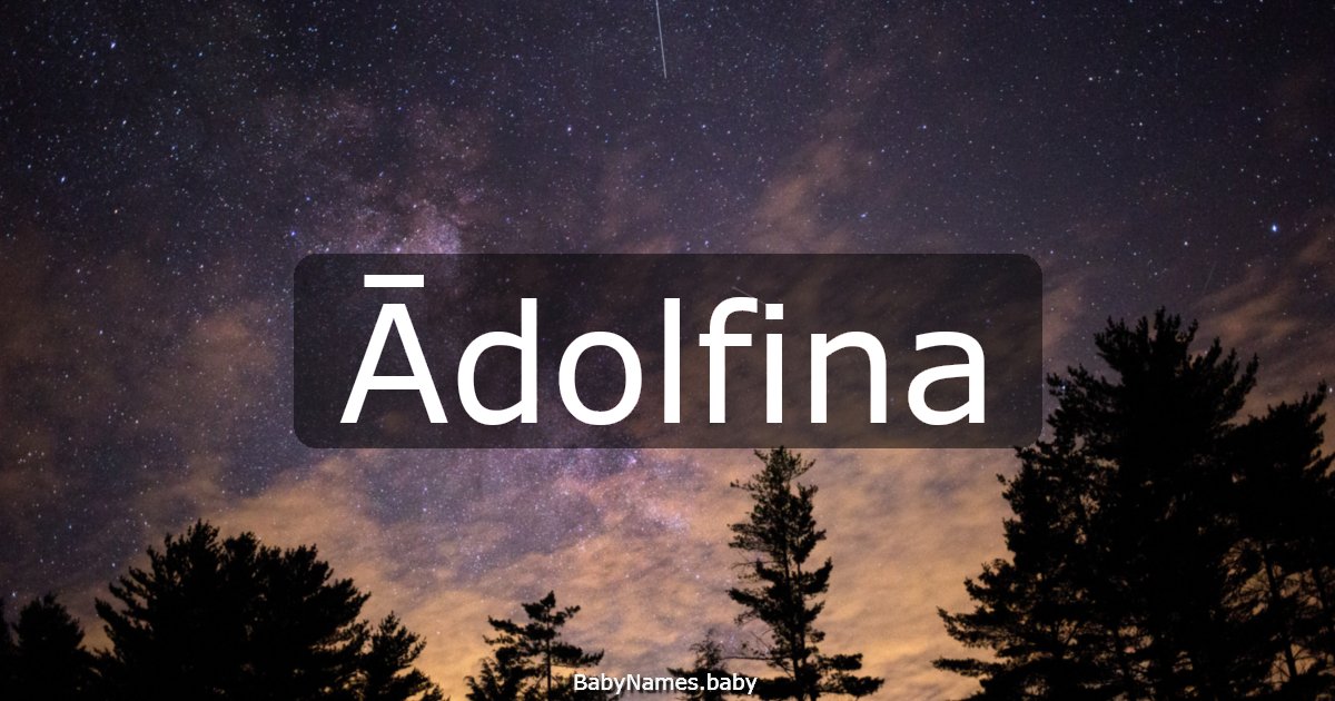 Ādolfina