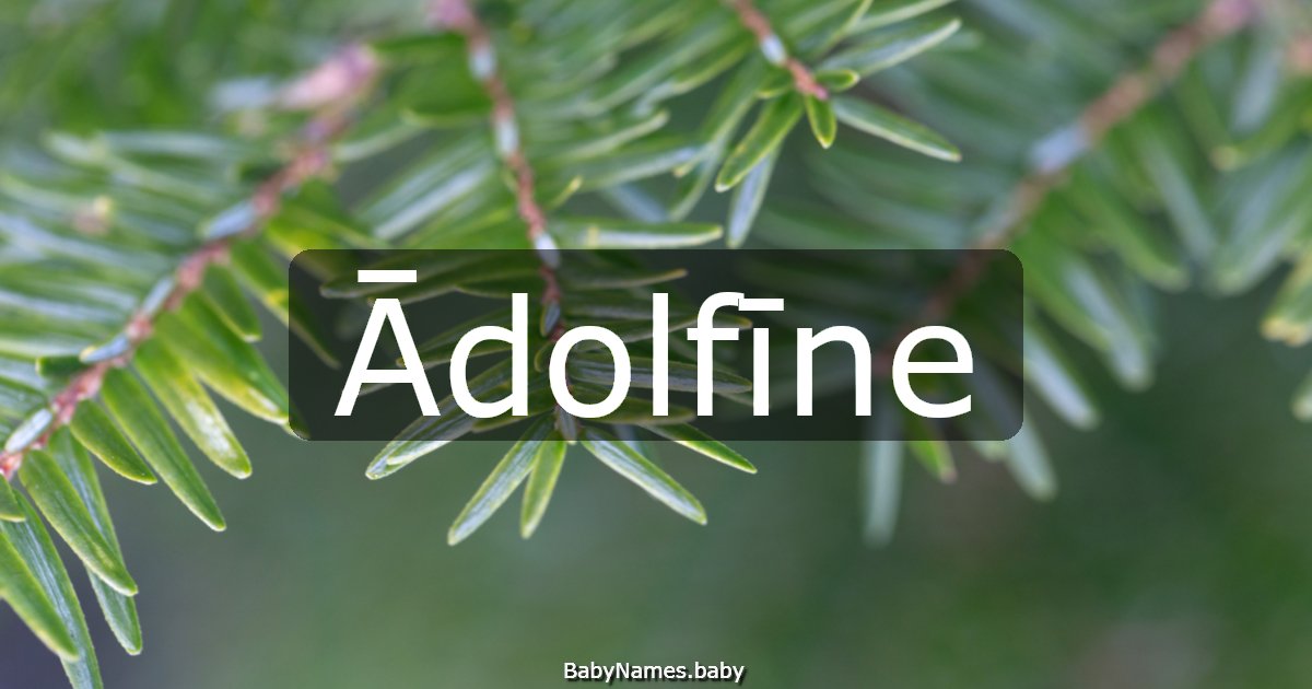 Ādolfīne