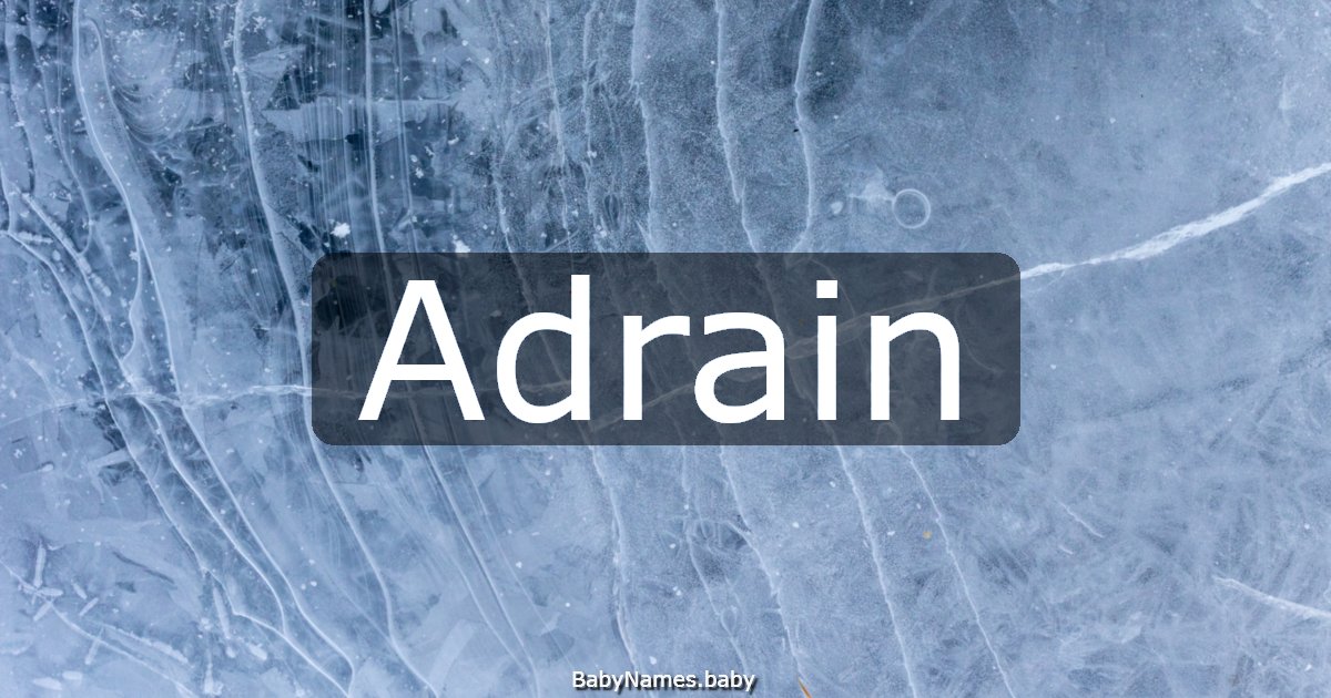 Adrain