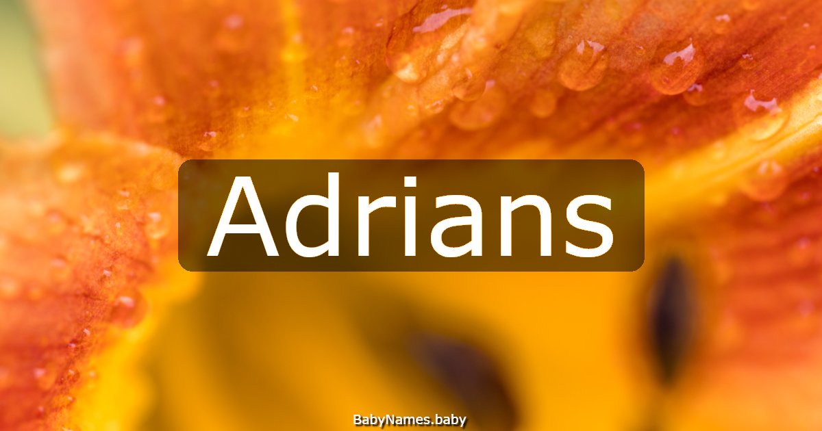 Adrians
