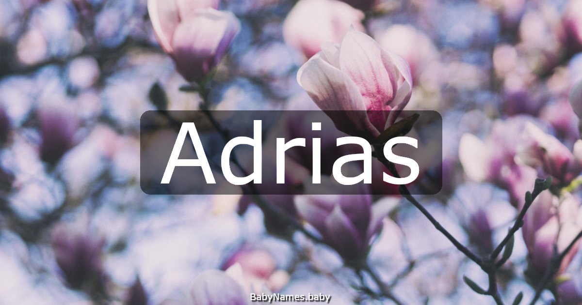 Adrias