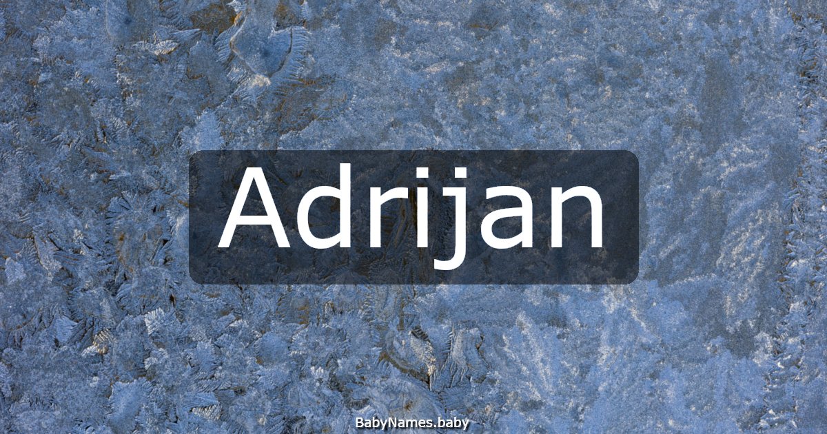 Adrijan