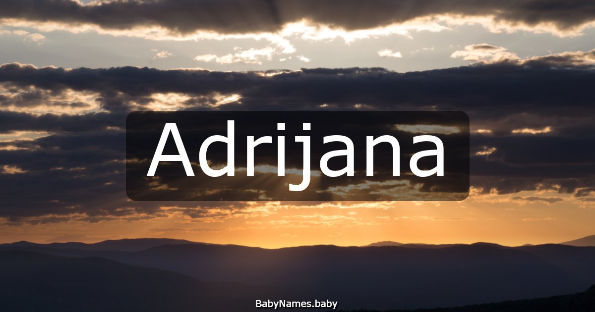 Adrijana