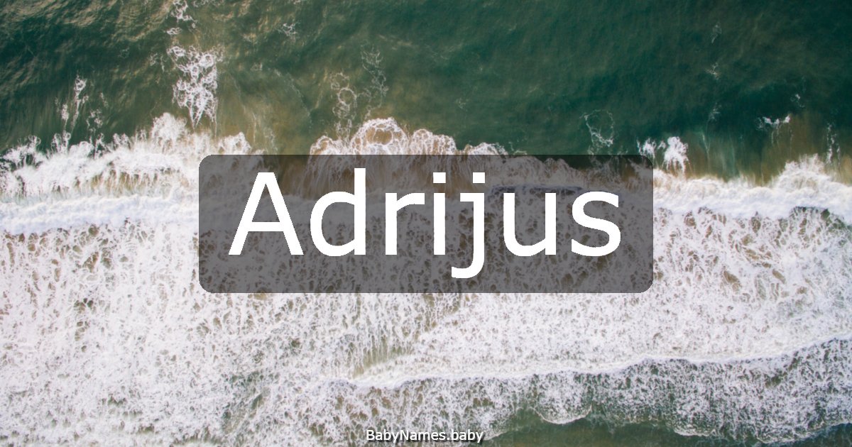 Adrijus
