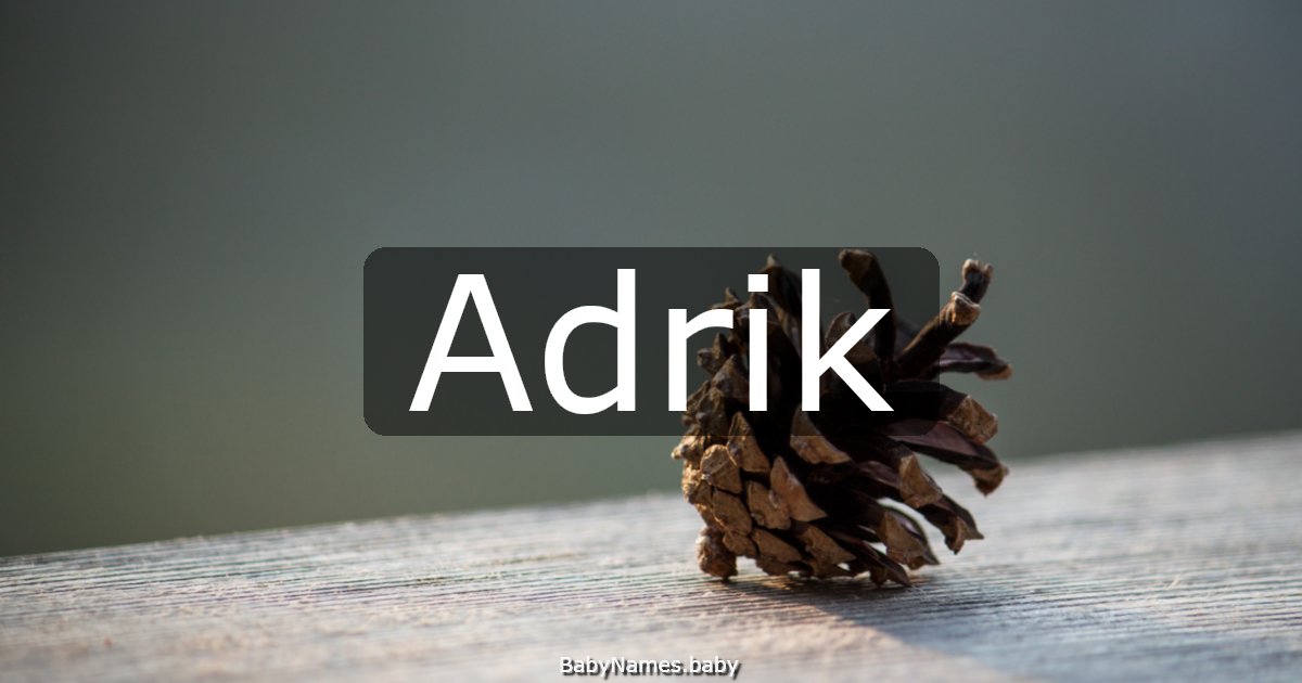 Adrik