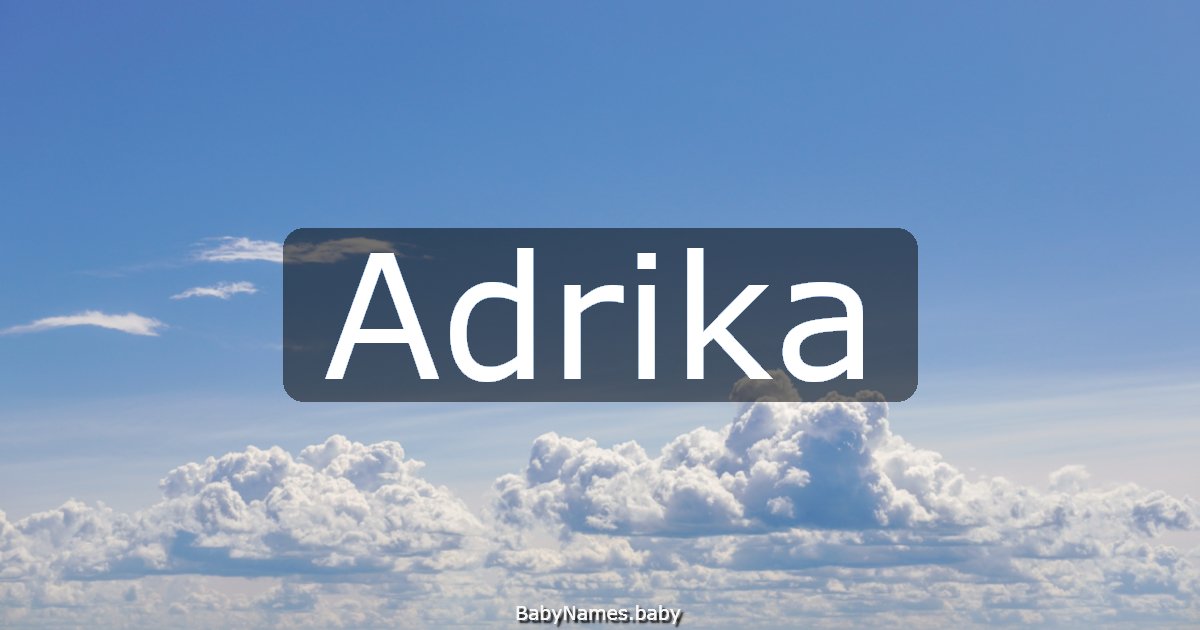 Adrika