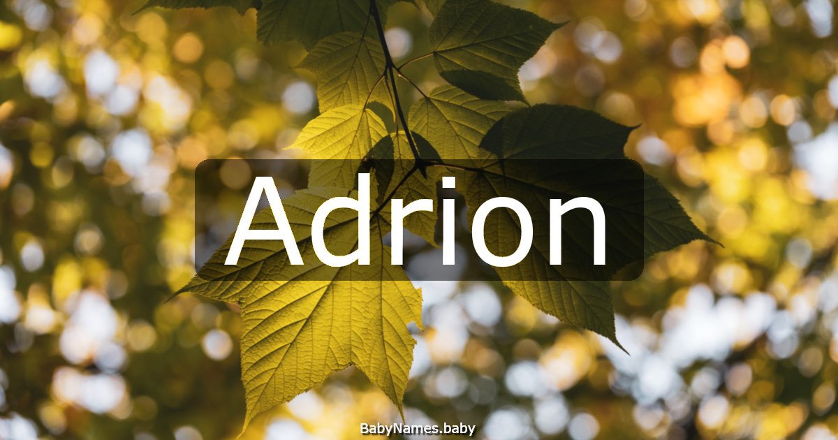 Adrion