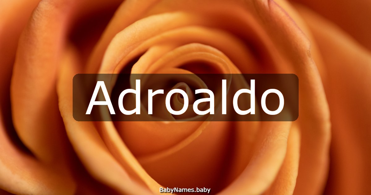 Adroaldo