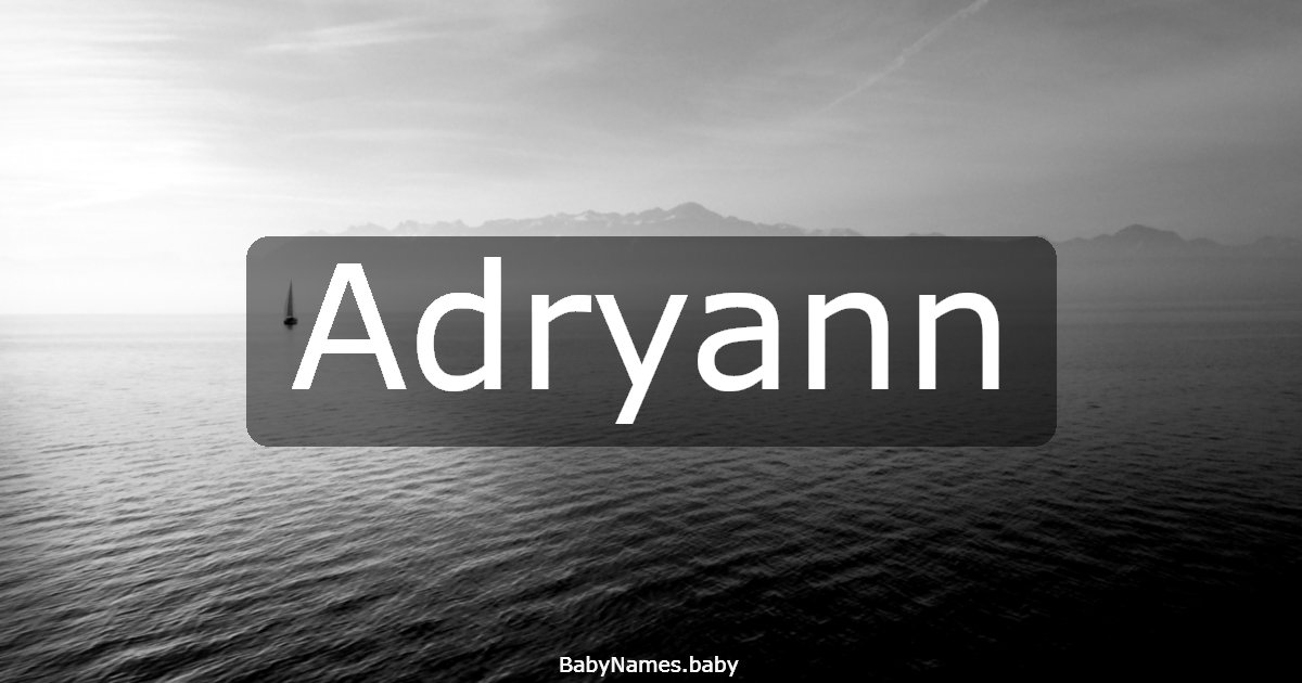 Adryann