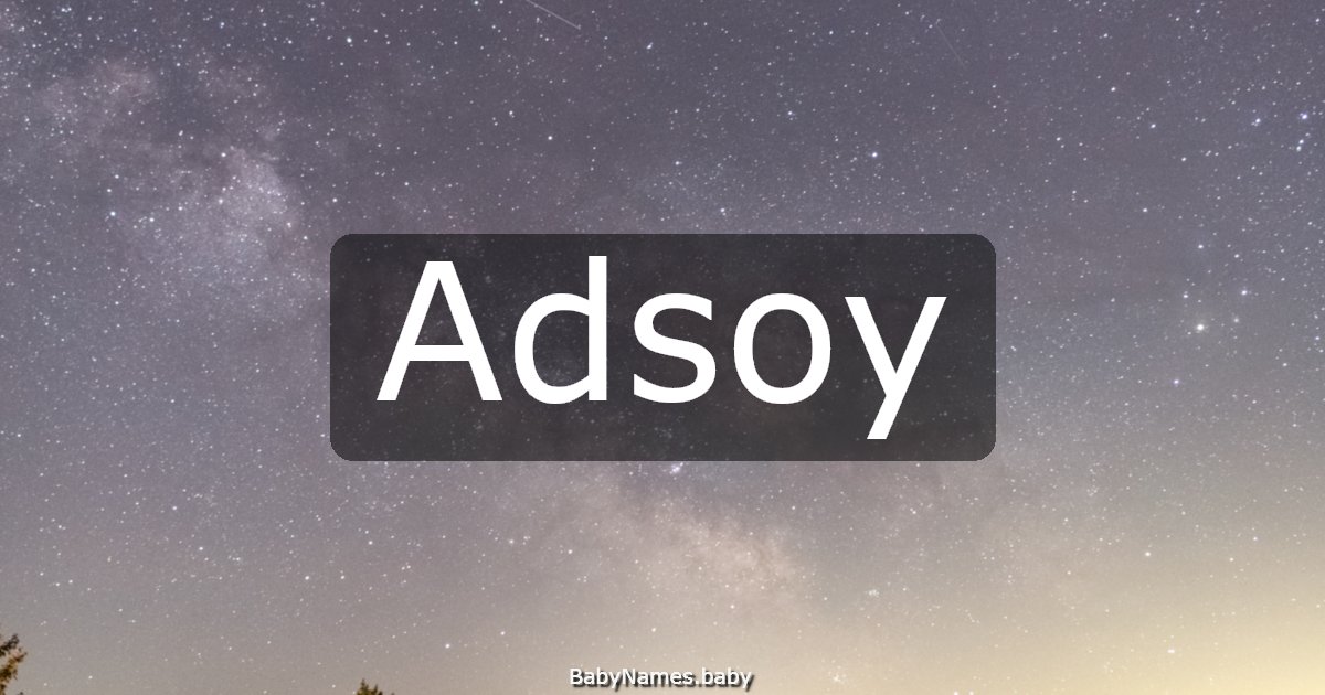 Adsoy