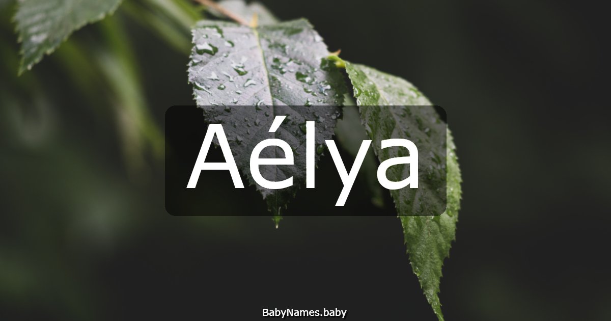 Aélya