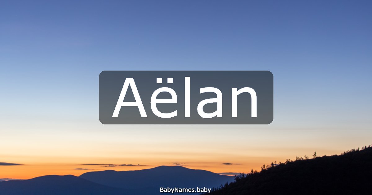 Aëlan