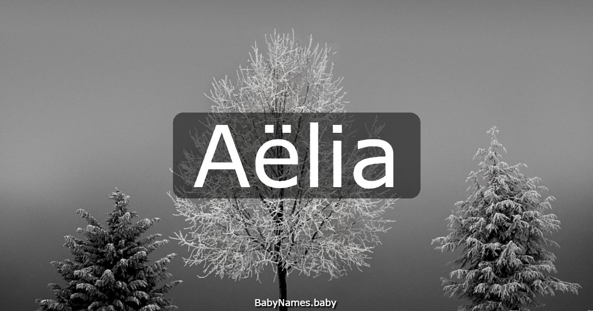 Aëlia