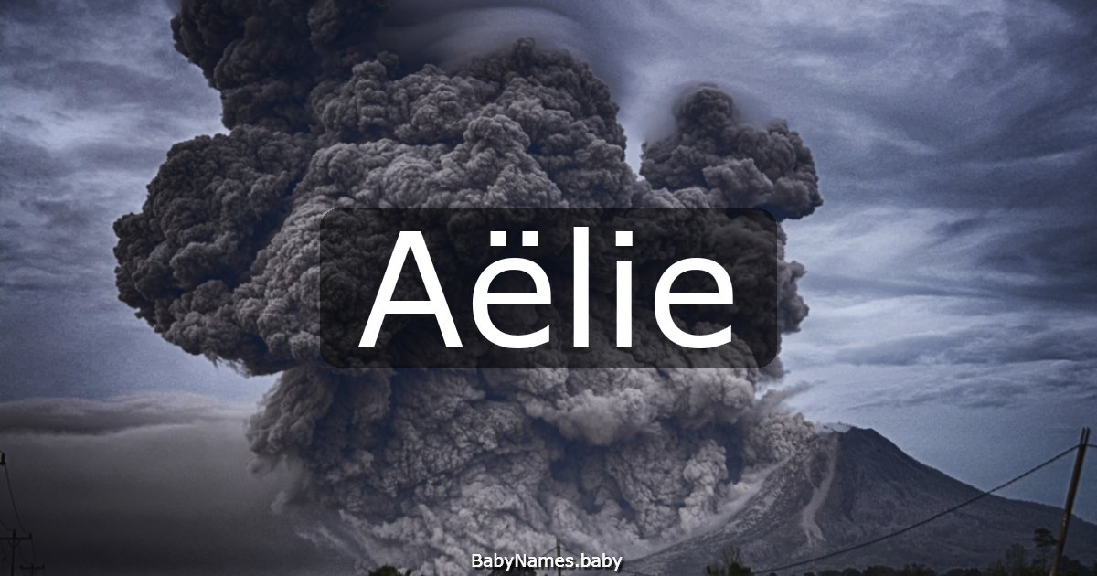 Aëlie