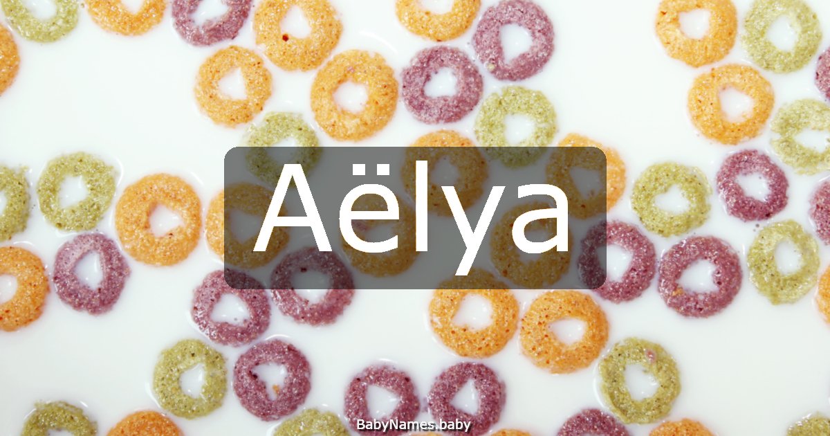 Aëlya