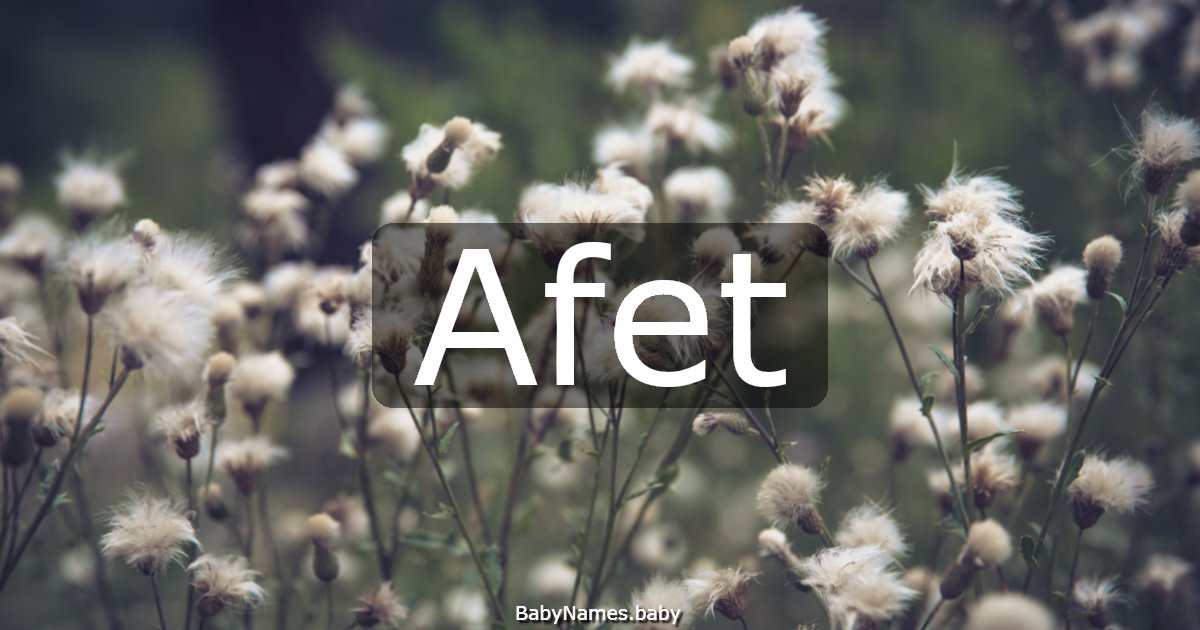 Afet