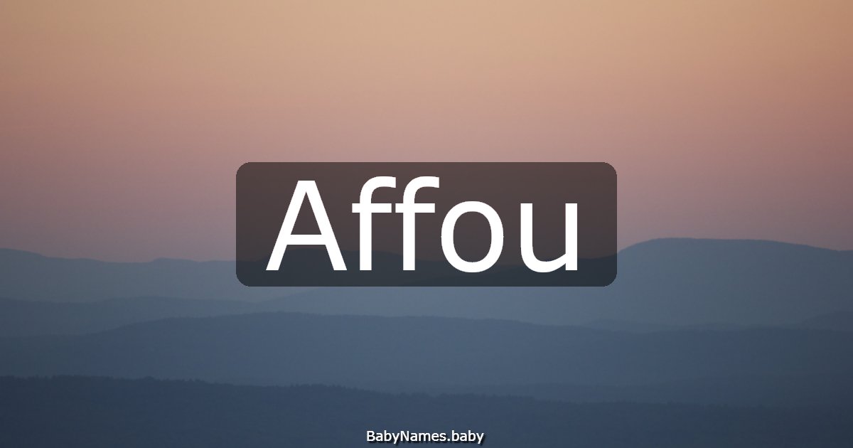 Affou