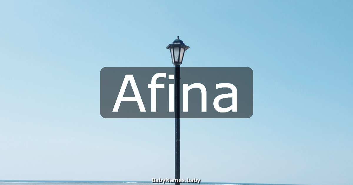 Afina
