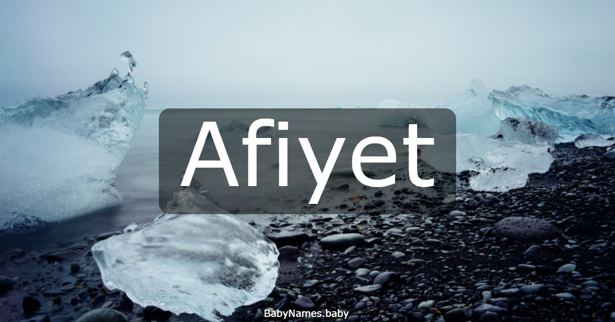 Afiyet