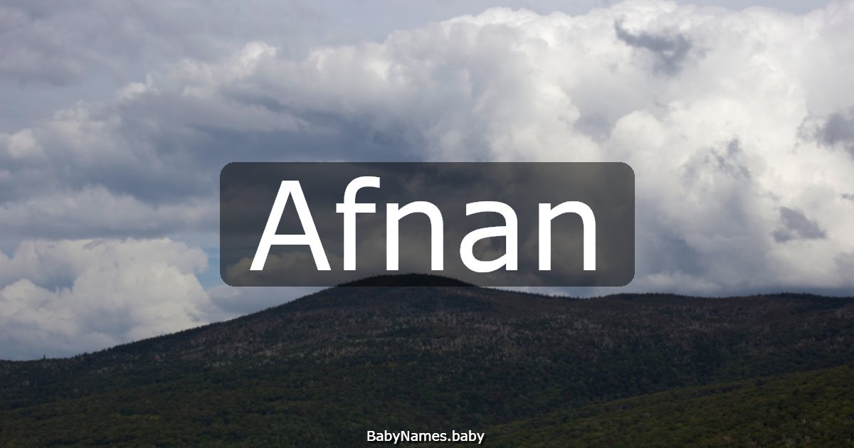 Afnan