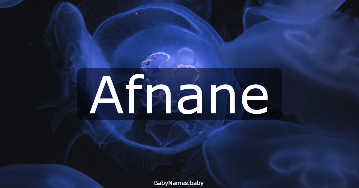 Afnane