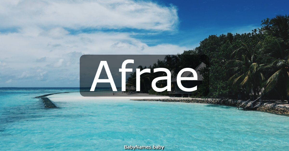 Afrae