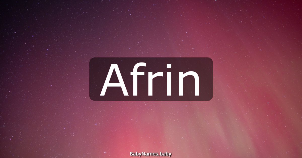 Afrin