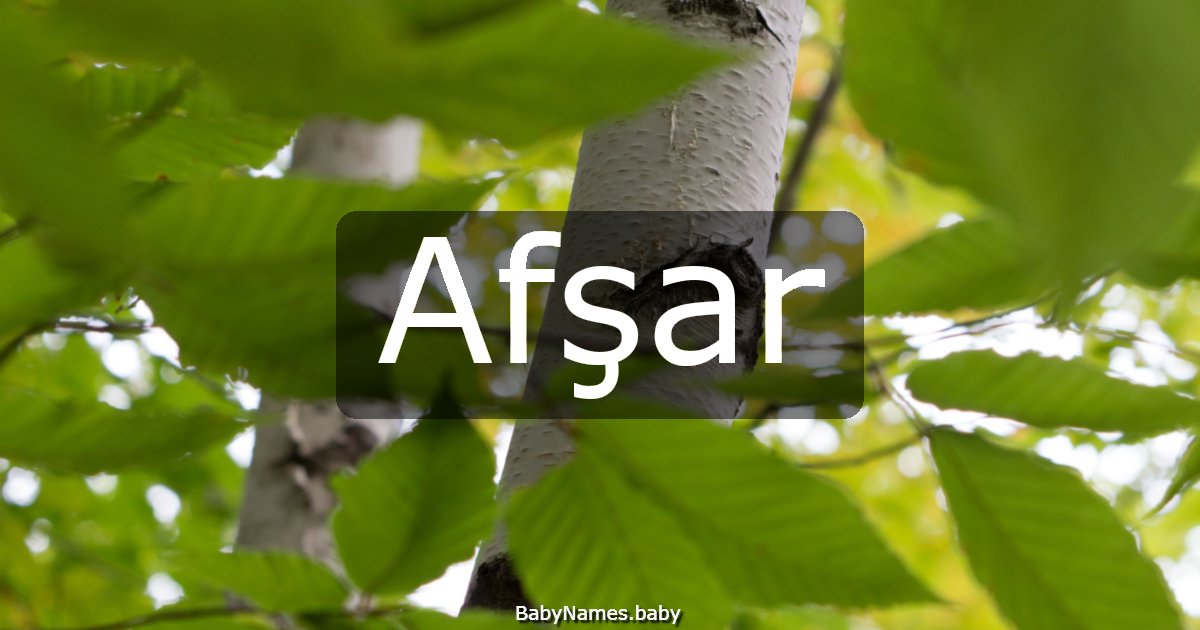 Afşar
