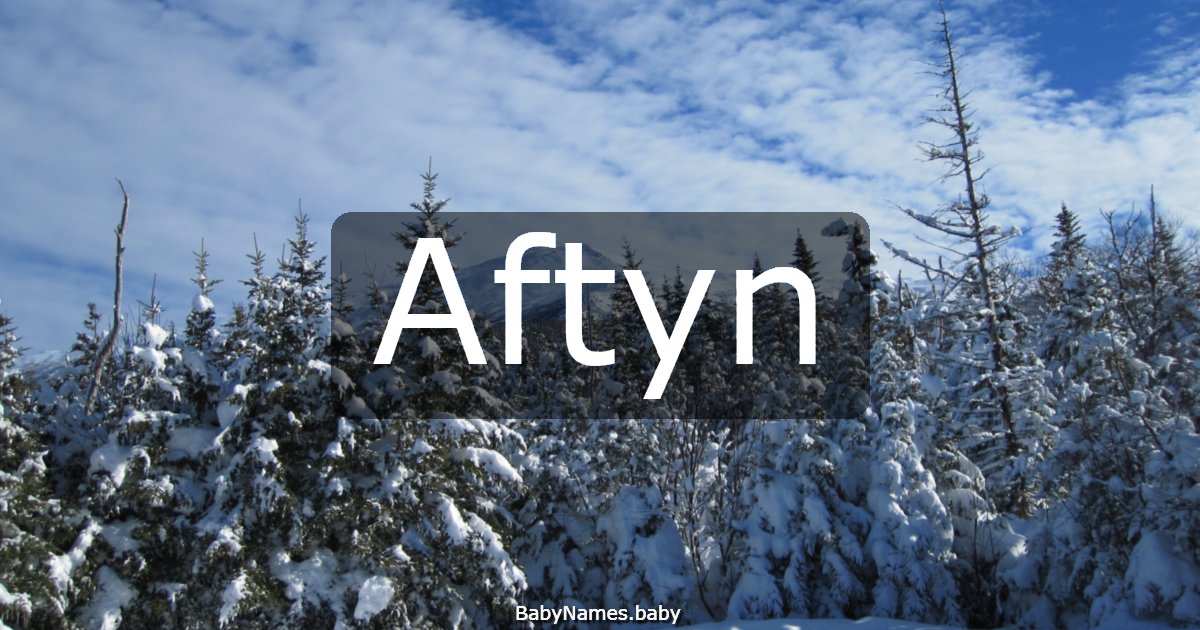 Aftyn