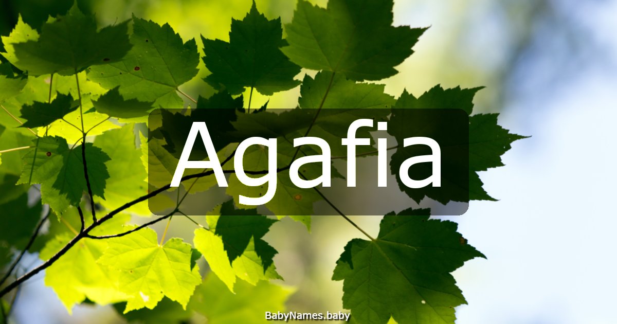 Agafia