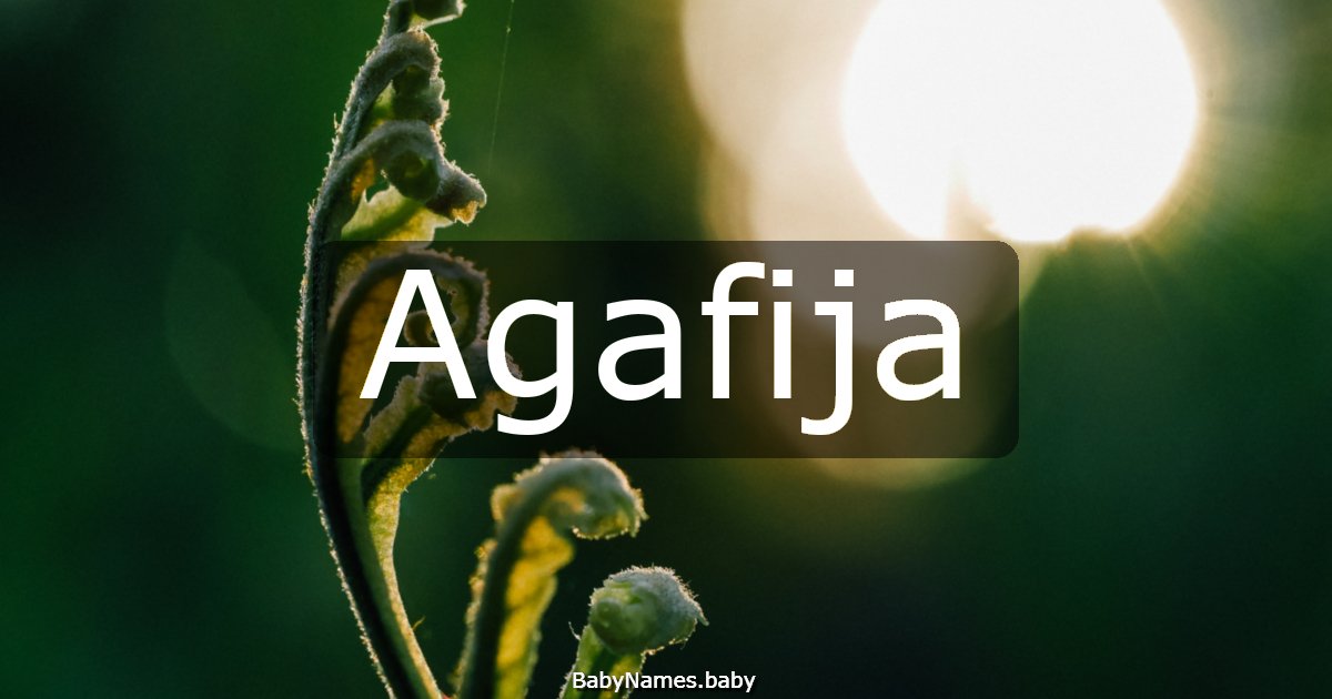 Agafija