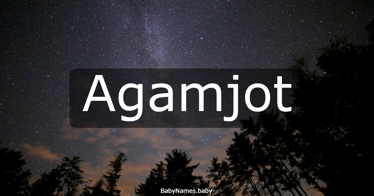 Agamjot