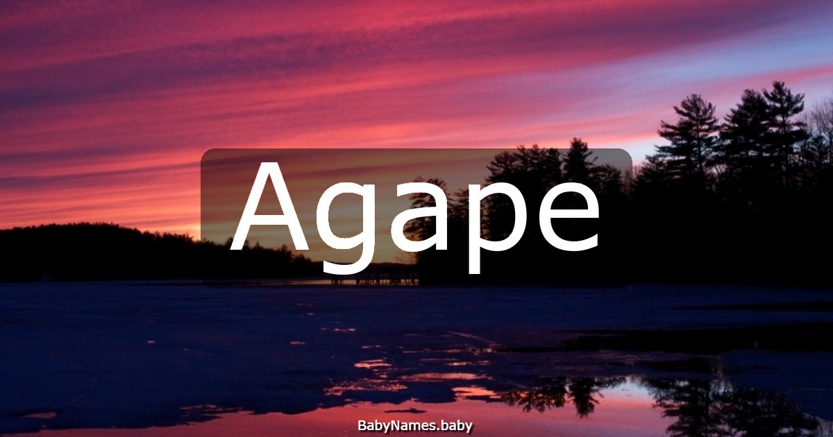 Agape