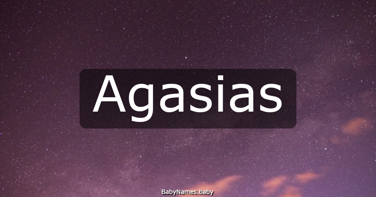 Agasias