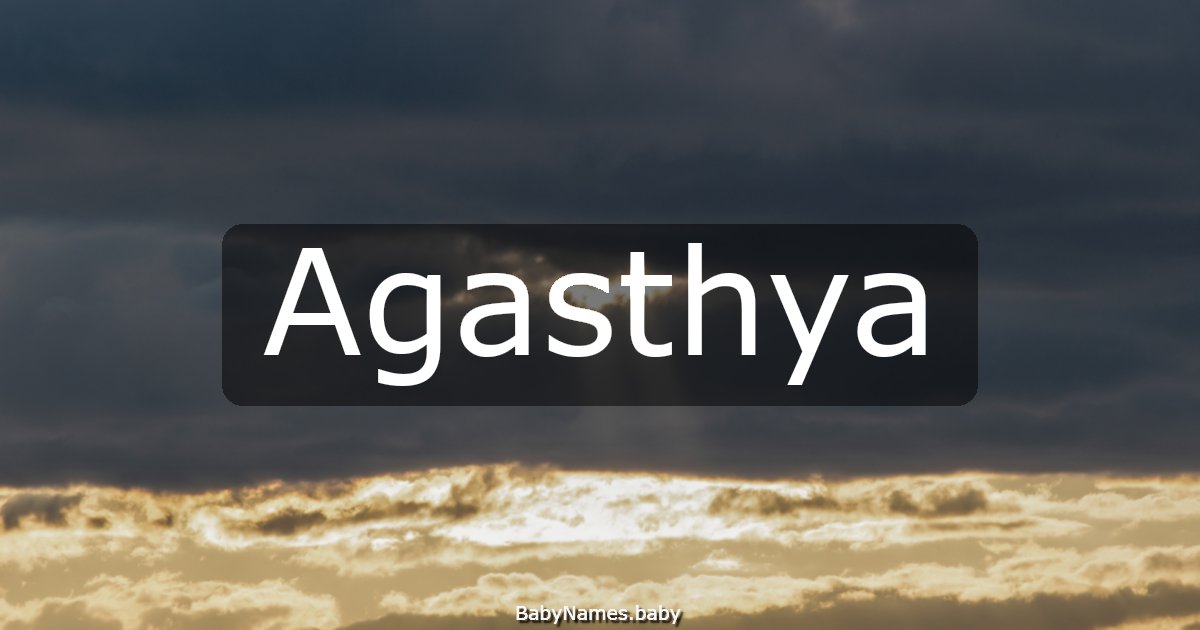 Agasthya