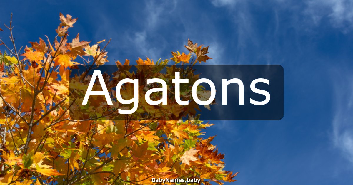 Agatons