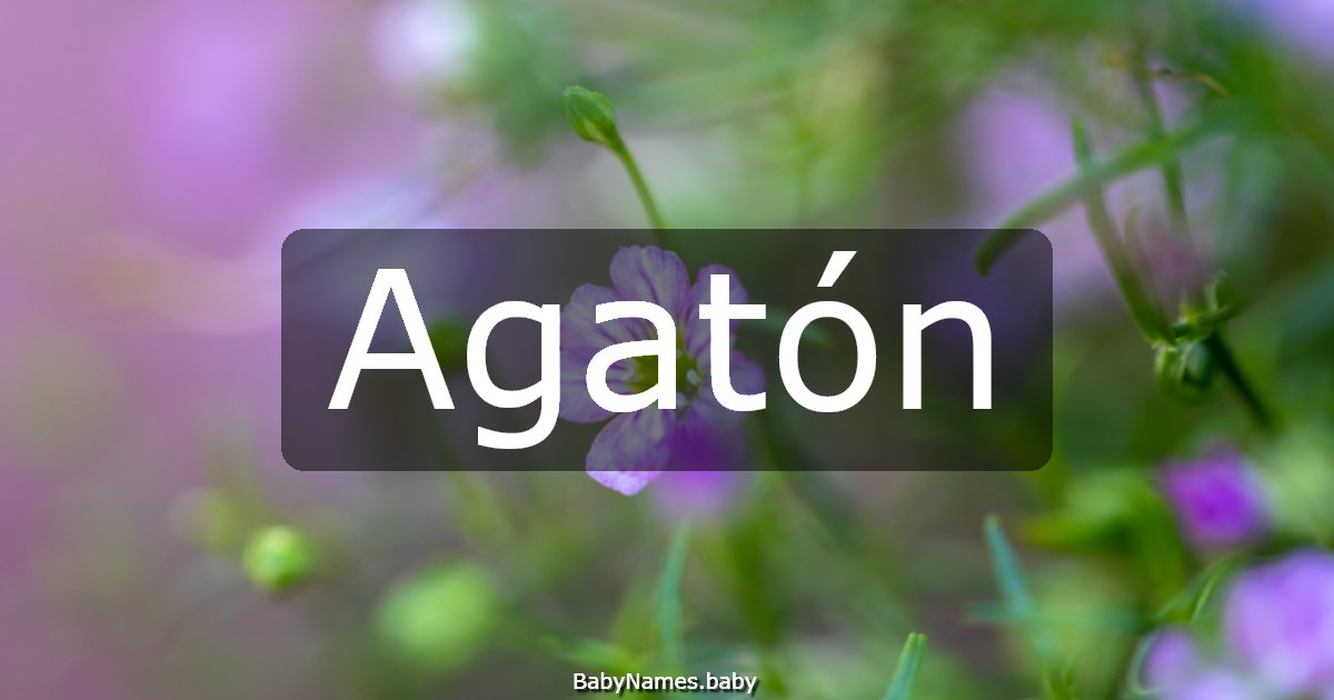 Agatón