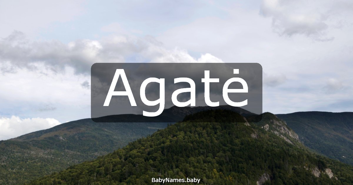 Agatė