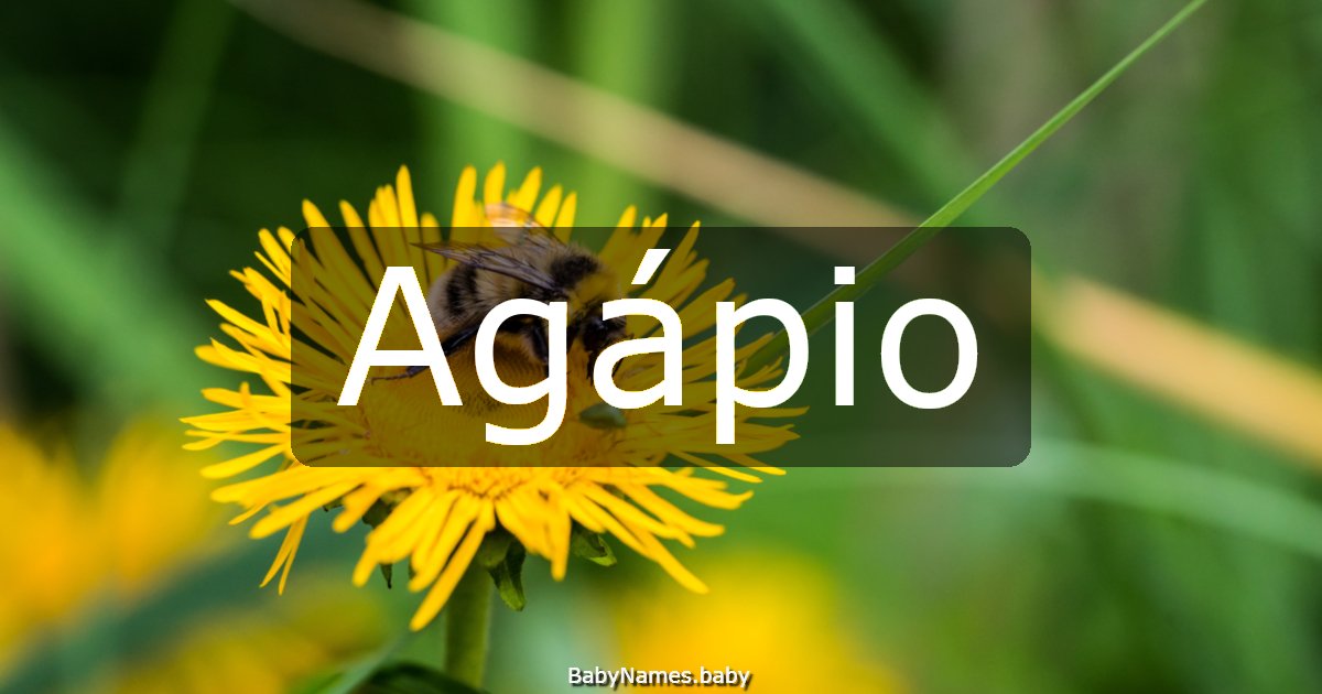 Agápio